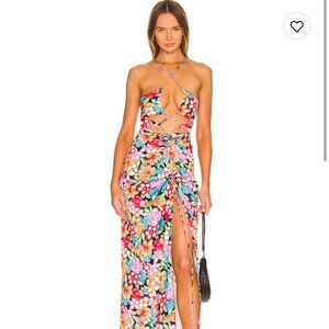 For Love And Lemons Floral Maxi Dress - Multicolor